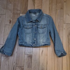 Topshop Moto Light Blue Kids Size 8 Jean Jacket